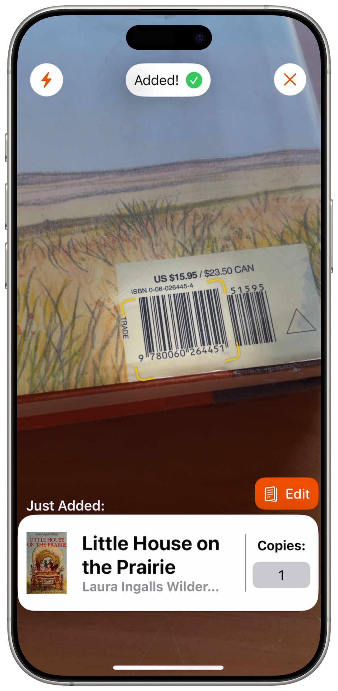 iPhone app screenshot